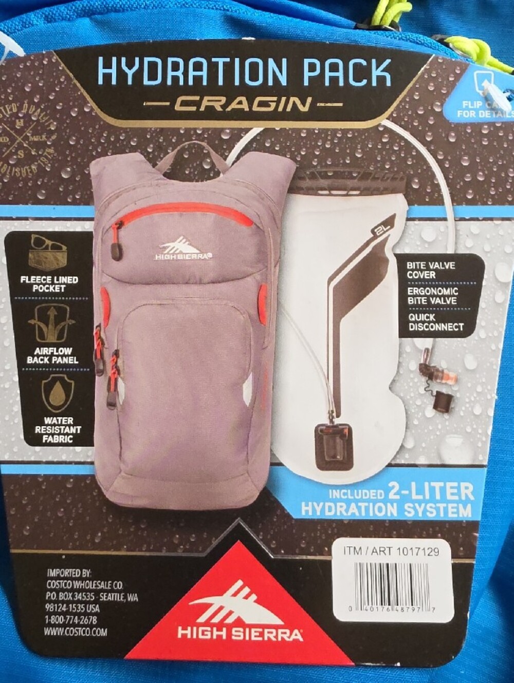 Hydration Pack Backpack - Picture 3 of 3